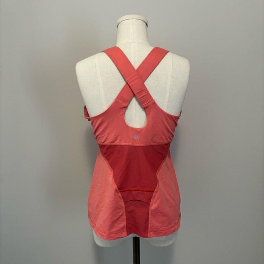 Lululemon Swift Tank Top Peach Pink Size 10 - Picture 11 of 15